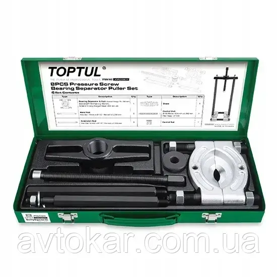 Знімач підшипників сепаратором 8 од. TOPTUL JGAD0801, фото 1