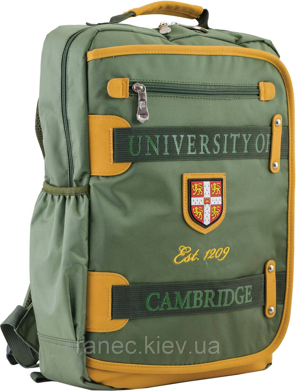 Ранець підлітковий Cambridge CA 076 зелений 554024 YES