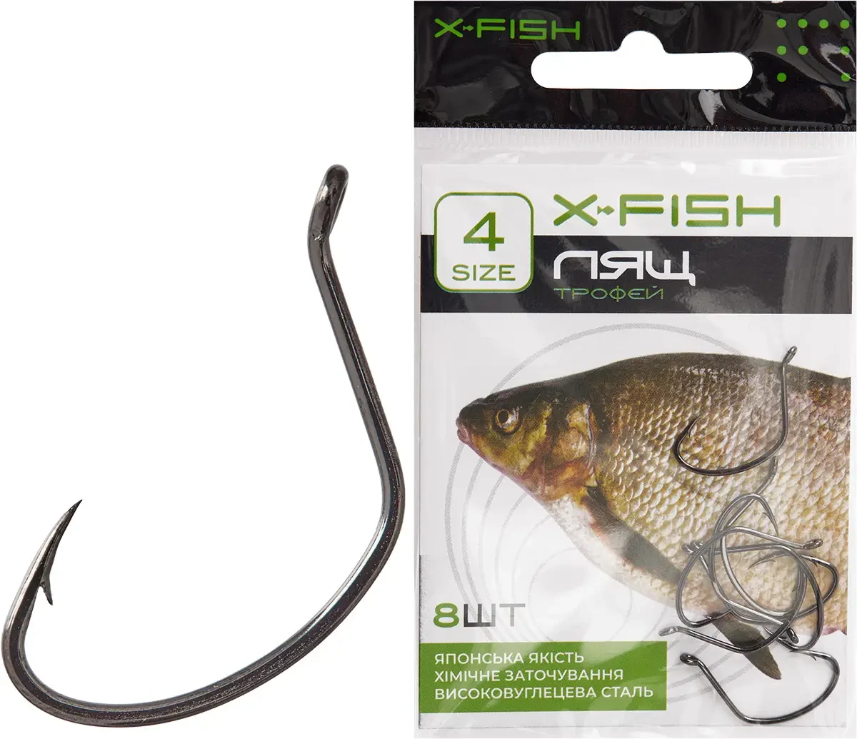 Крючок X-Fish Лещ #6 (8шт/уп)