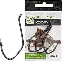 Крючок X-Fish Сом #3/0 (3шт/уп)
