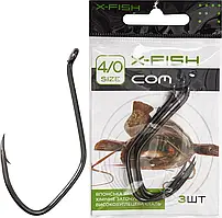 Крючок X-Fish Сом #4/0 (3шт/уп)