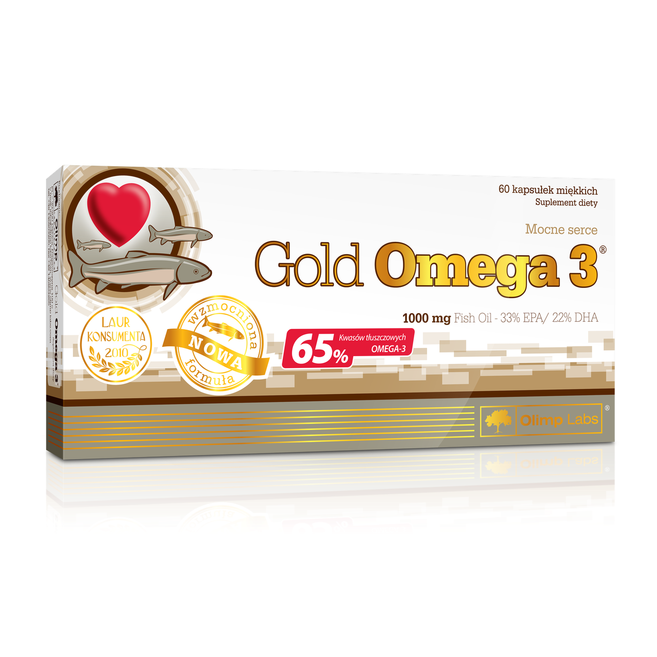 Olimp Gold Omega3 65% 60 caps - фото 1 - id-p33255814