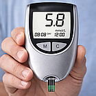 Прилад для вимірювання цукру + 50 тестів, від батарейки, JHBGM001A / Глюкометр / Вимірювач цукру в крові, фото 2