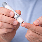 Прилад для вимірювання цукру + 50 тестів, від батарейки, JHBGM001A / Глюкометр / Вимірювач цукру в крові, фото 4