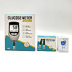 Прилад для вимірювання цукру + 50 тестів, від батарейки, JHBGM001A / Глюкометр / Вимірювач цукру в крові, фото 9