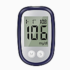 Прилад для вимірювання цукру + 50 тестів, від батарейки / Глюкометр / Вимірювач цукру в крові / Електрохімічні глюкометри, фото 3