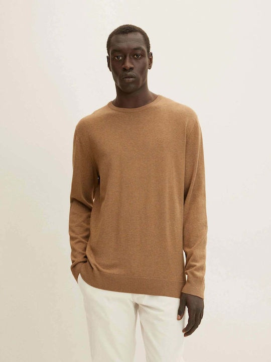 Кофта basic crew neck sweater 1027661-18950 Tom Tailor XXL Коричневый 1027661-18950, фото 1