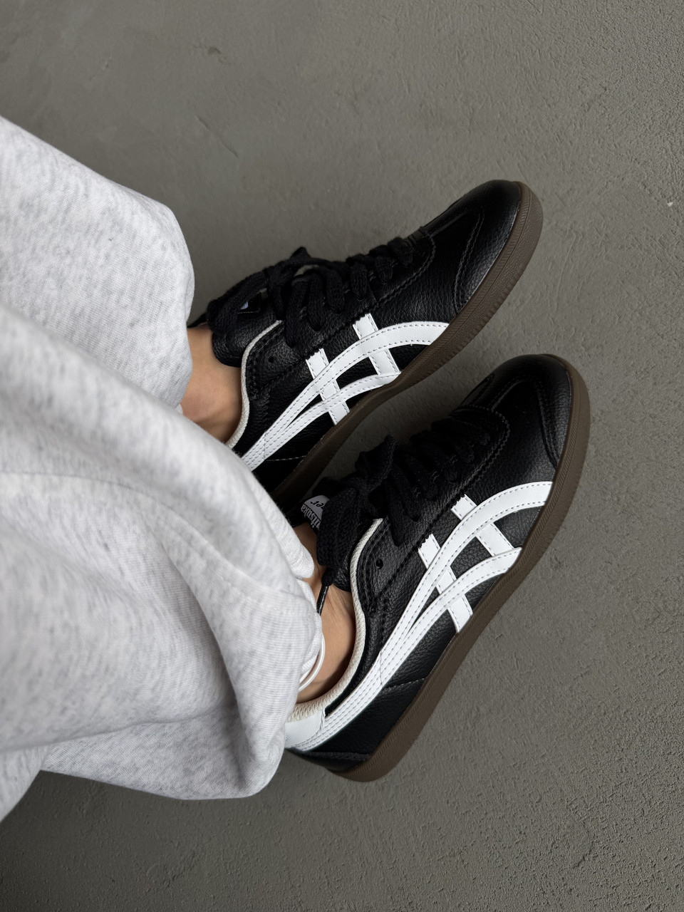 ASICS ONITSUKA TIGER | BLACK LEATHER premium (2) 38, фото 1