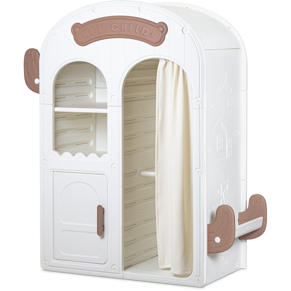 Дитяча шафа Mealux Narnia White (арт. KD-E061 Coffee White), фото 1