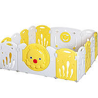 Манеж для дітей Mealux Kraken Yellow (арт. KD-C121 Yellow)