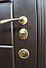 Вхідні металеві двері з ковкою і склом для вулиці "Портала" (Patina Elit) ― модель BIG-16, фото 8