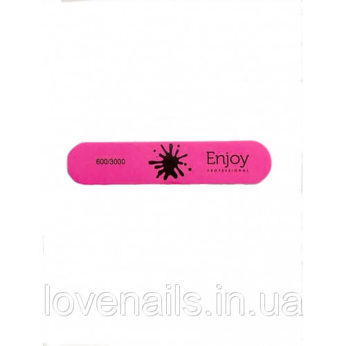 Мини полировщик для ногтей 600/3000 pink Enjoy Professional