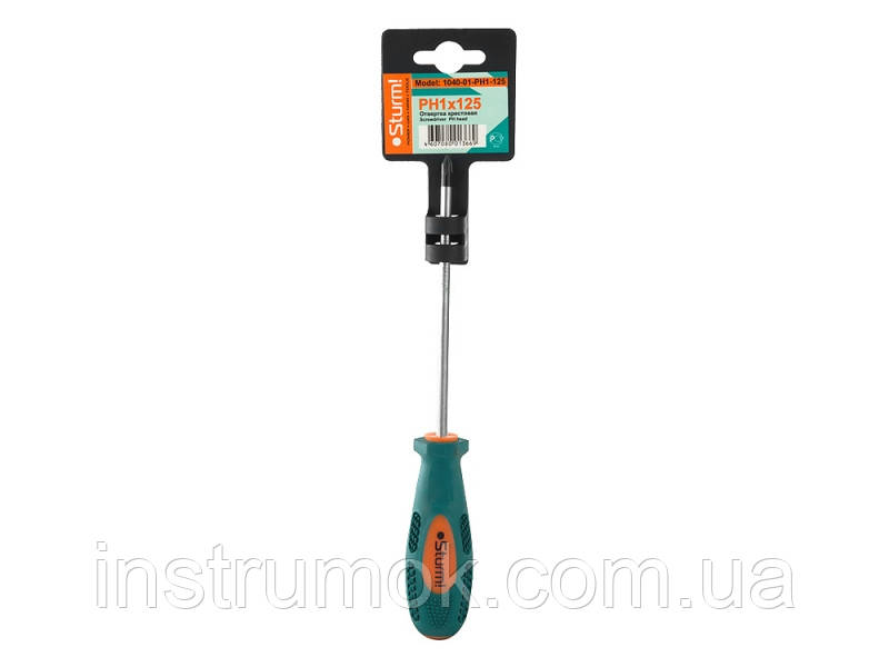 Викрутка хрестова Sturm PH1x125 мм 1040-01-PH1-125
