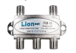 ТОП! DiSEqC 2.0 4x1 Lionsat LS-4D - (gHome)