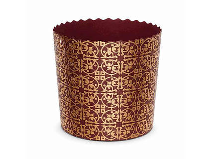 Набір форм для випікання пасок Серія №6 золото (70*78мм) дизайн 1 (5шт/уп) ТМ УКРАСА