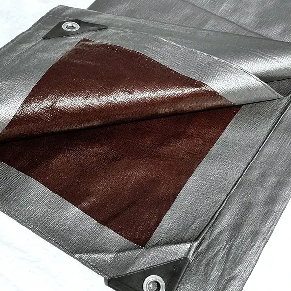 Тент 210 г/м2 4 х 5 м тарпауліновий "PLANDEKA" для захисту укриття автомобіля