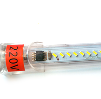 Світлодіодна лінійка SMD 3014 64 LED/30 см 6 W IP44 220 V 6000-6500 K 30 см матова