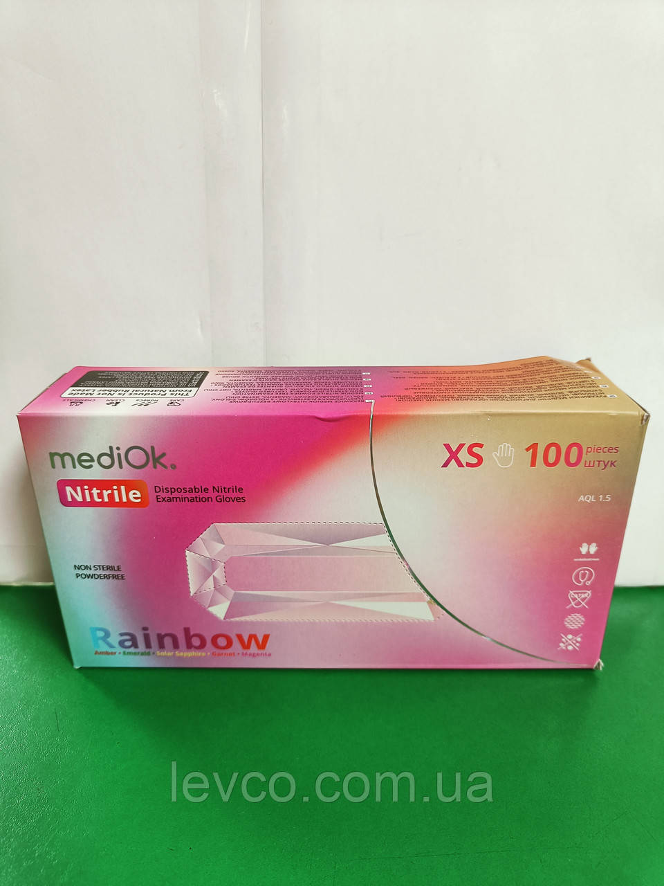 РУКАВИЦІ RAINBOW ТУТІ ФРУТІ 50 ПАР НІМЕЧИНА РОЗМІР XS, фото 1