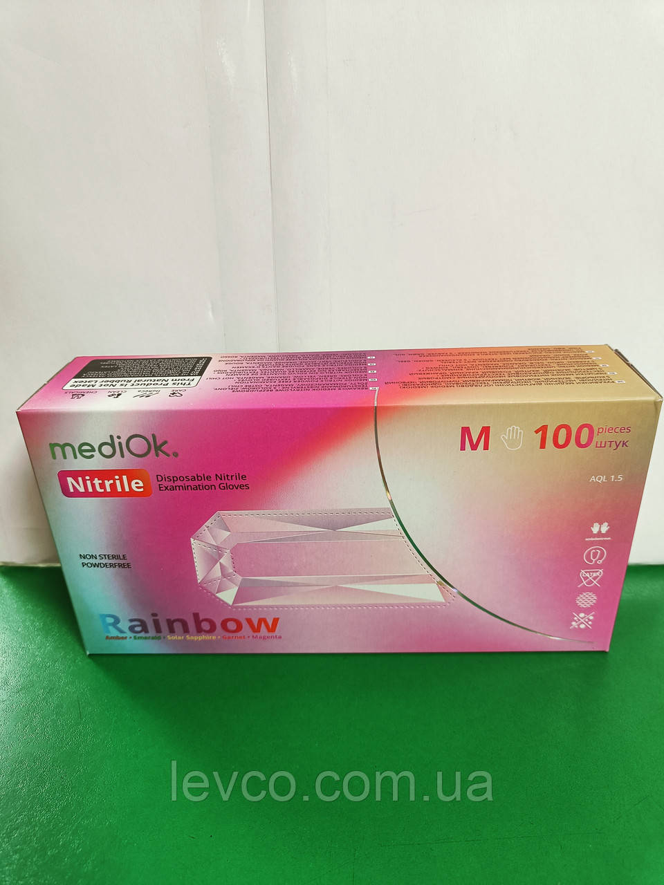 РУКАВИЦІ RAINBOW ТУТІ ФРУТІ 50 ПАР НІМЕЧИНА РОЗМІР М, фото 1