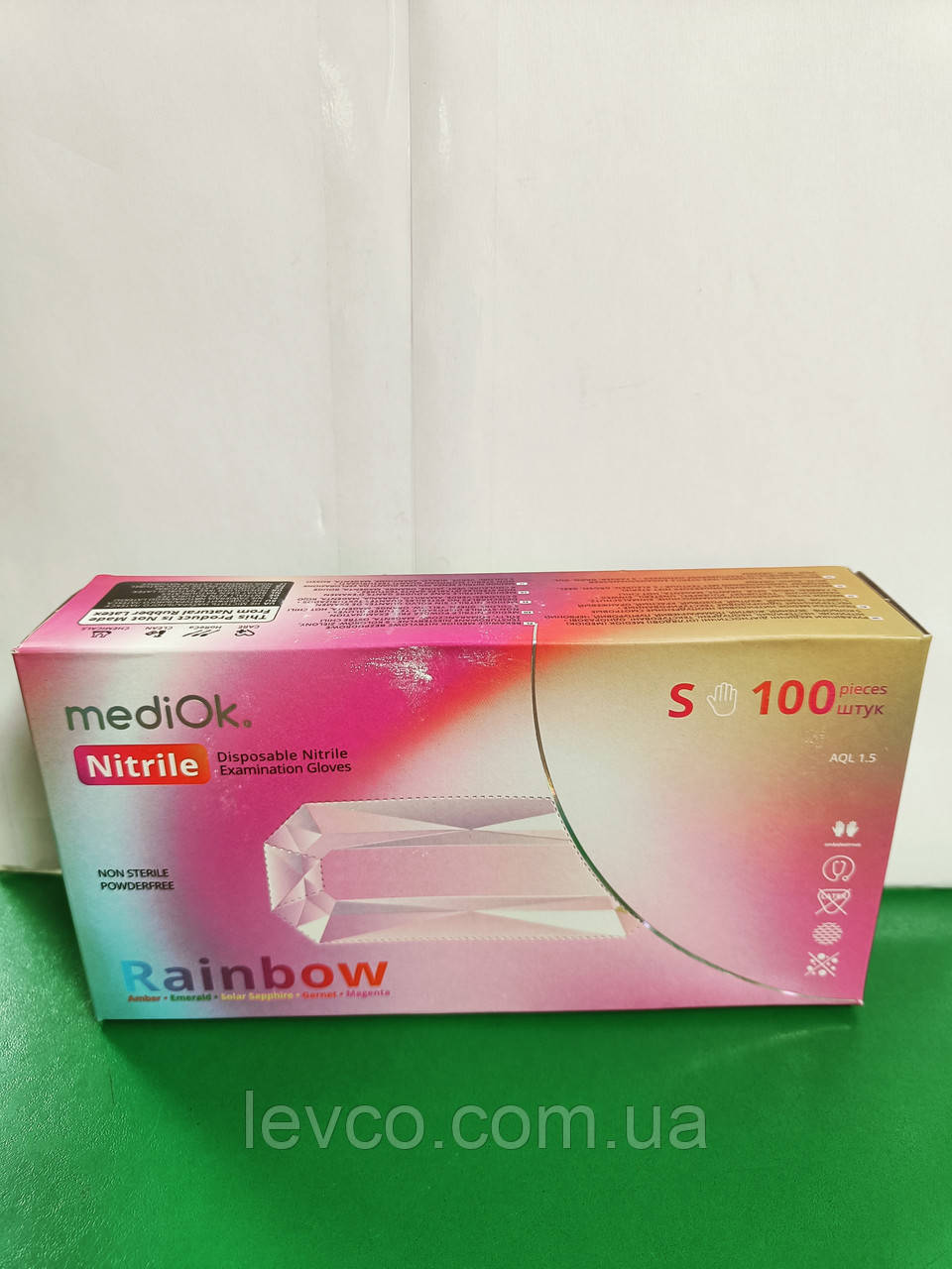 РУКАВИЦІ RAINBOW ТУТІ ФРУТІ 50 ПАР НІМЕЧИНА РОЗМІР S, фото 1