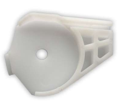 Угловой элемент, держатель ролика (шестеренки) стеклоподъемника Fiat Doblo 2000-2009, правая передняя дверь - фото 1 - id-p497500797
