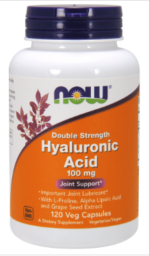 Гіалуронова кислота Now Foods Hyaluronic Acid  Double Strength 100mg 120 vcaps