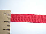 Киперная лента красная 10мм, польская, фото 3