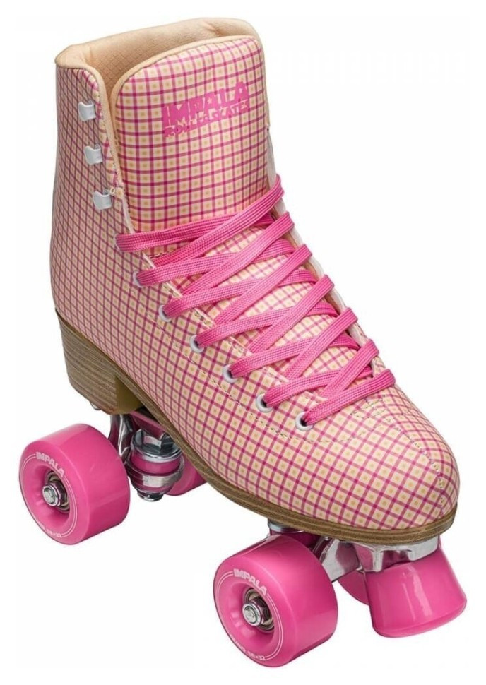 Ролики Impala Pink Tartan (Рожевий, 37), фото 1