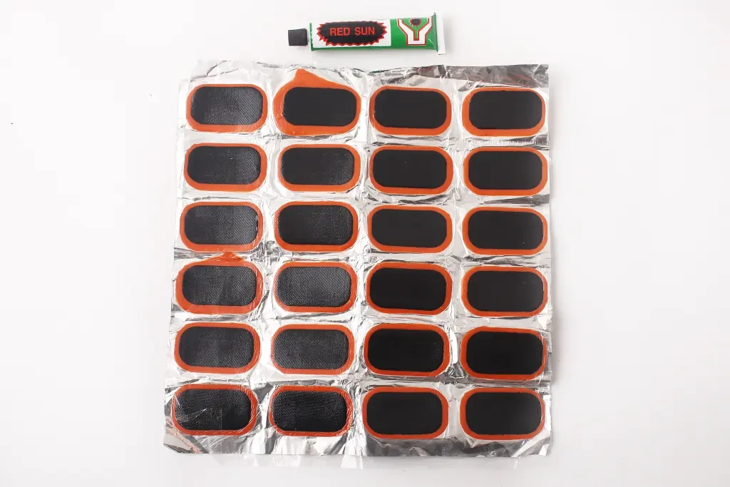 Латка для камери "Red Sun" (24 шт.) овальні 51*30мм + клей, фото 1