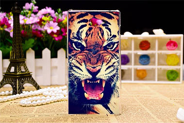 Силіконовий чохол для Sony Xperia M2 d2302 d2303 з малюнком оскал тигра