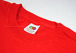 Чоловіча футболка з довгим рукавом червона лонгслів Valueweight long sleeve Fruit of the Loom,2XL, фото 7