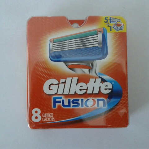 Касети для гоління Gillette Fusion 8 шт. ( Картриджі, леза Жилет ф'южин оригінал вироблення США)