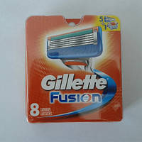 Кассеты для бритья Gillette Fusion 8 шт. ( Картриджи, лезвия Жиллет фьюжин оригинал производство США)