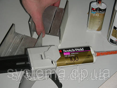 3М™ Scotch-Weld™ DP100 - Двокомпонентний структурний адгезив, 50 мл, фото 3