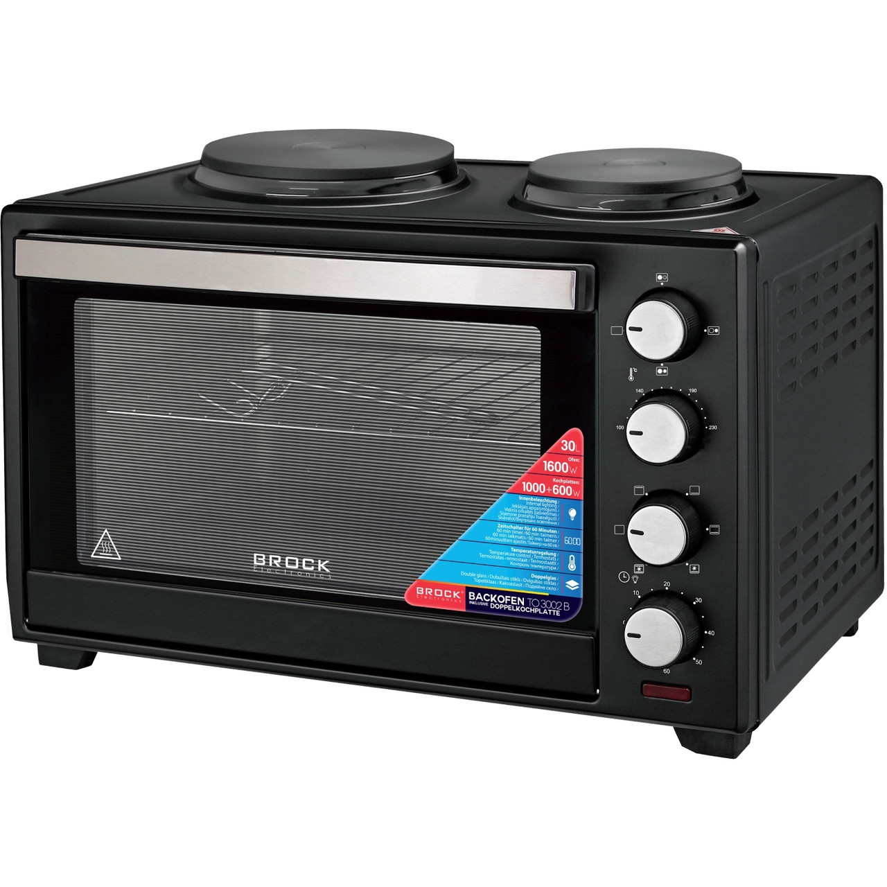 Електропіч Brock TO 3002 B, фото 1