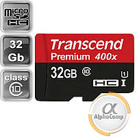 Картка пам'яті microSD 32Gb Transcend Premium SDHC (class 10 UHS-1) (TS32GUSDCU1)