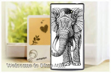 Чохол для Sony Xperia M2 d2302 d2303 з картинкою слон абстракція