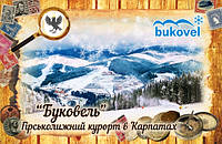 Магнит акриловый "Гірськолижний курорт "Буковель" 50х75 мм