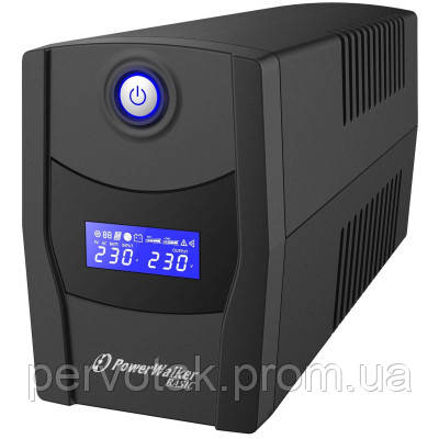 ИБП PowerWalker Basic VI 800 STL 480 Вт, аппроксимированная синусоида, 162-290В, АКБ 7.2AH*1, RJ-45/RJ-11, фото 1