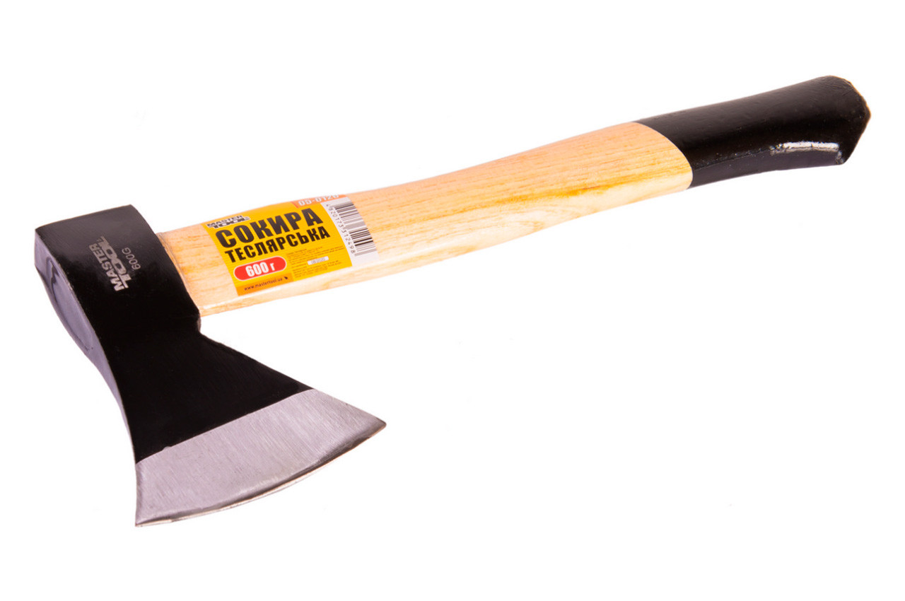 Сокира Mastertool 600 г ручка дерев'яна, фото 1