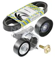 Комплект ремінець Micro-V CITROEN C5 I 01-/PEUGEOT 307 00-/407 04- SNR KA859.11