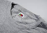 Чоловіча футболка з довгим рукавом сіра лонгслів Valueweight long sleeve Fruit of the Loom,S, фото 7