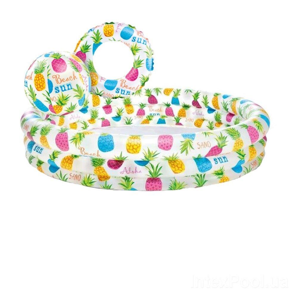 Дитячий басейн 3 в1 INTEX 59469 132 см Х 28 см