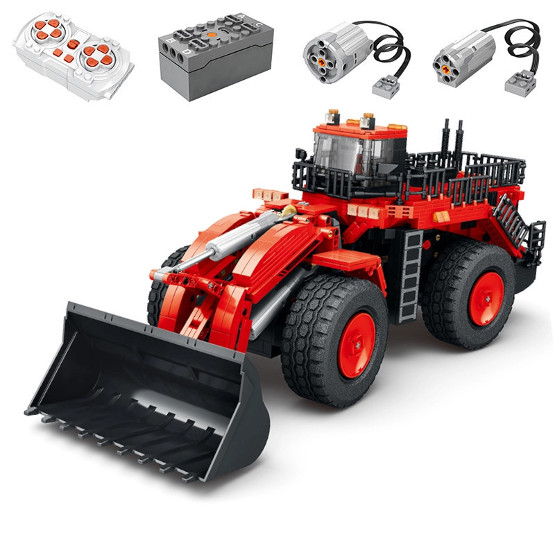 Конструктор фронтальний навантажувач із пультом 1876 деталей Reobrix Mechanical 22010