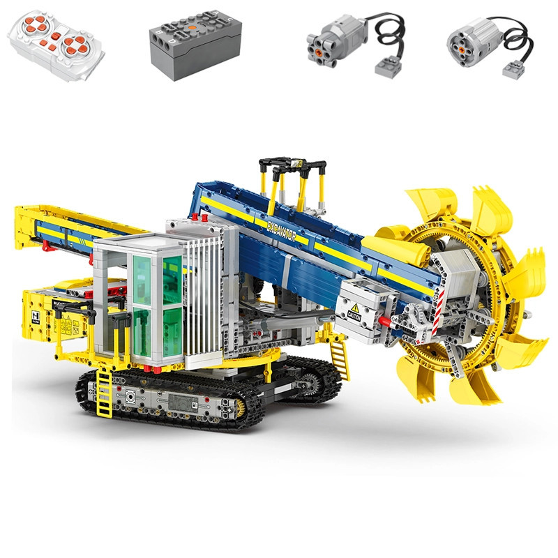 Конструктор роторный экскаватор с пультом 3188 деталей Reobrix Mechanical 22017