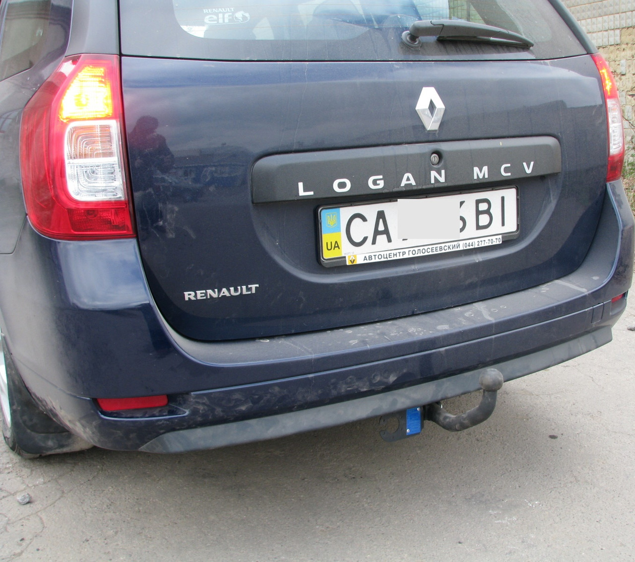 Фаркоп на Renault Logan MCV универсал (с 2013--) Без подрезки бампера - фото 1 - id-p70040583