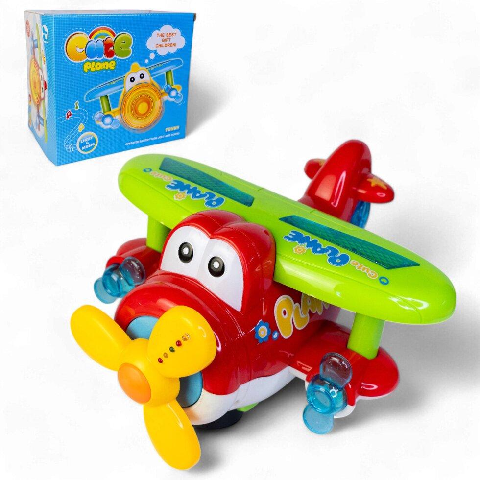Літак муз. світло 668