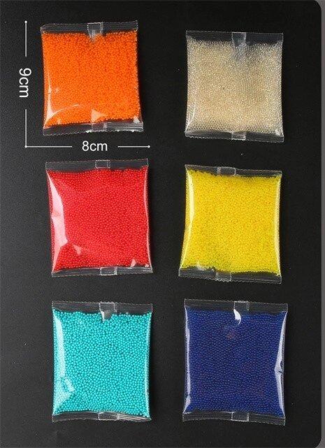 G488606-894 Водяні кулі кавун 7-8 мм 10000 шт. в пакованні 6 кольорів