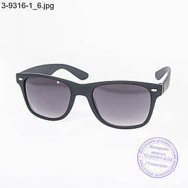 Окуляри сонцезахисні Вайфарер (Wayfarer) чорні - 3-9316-1