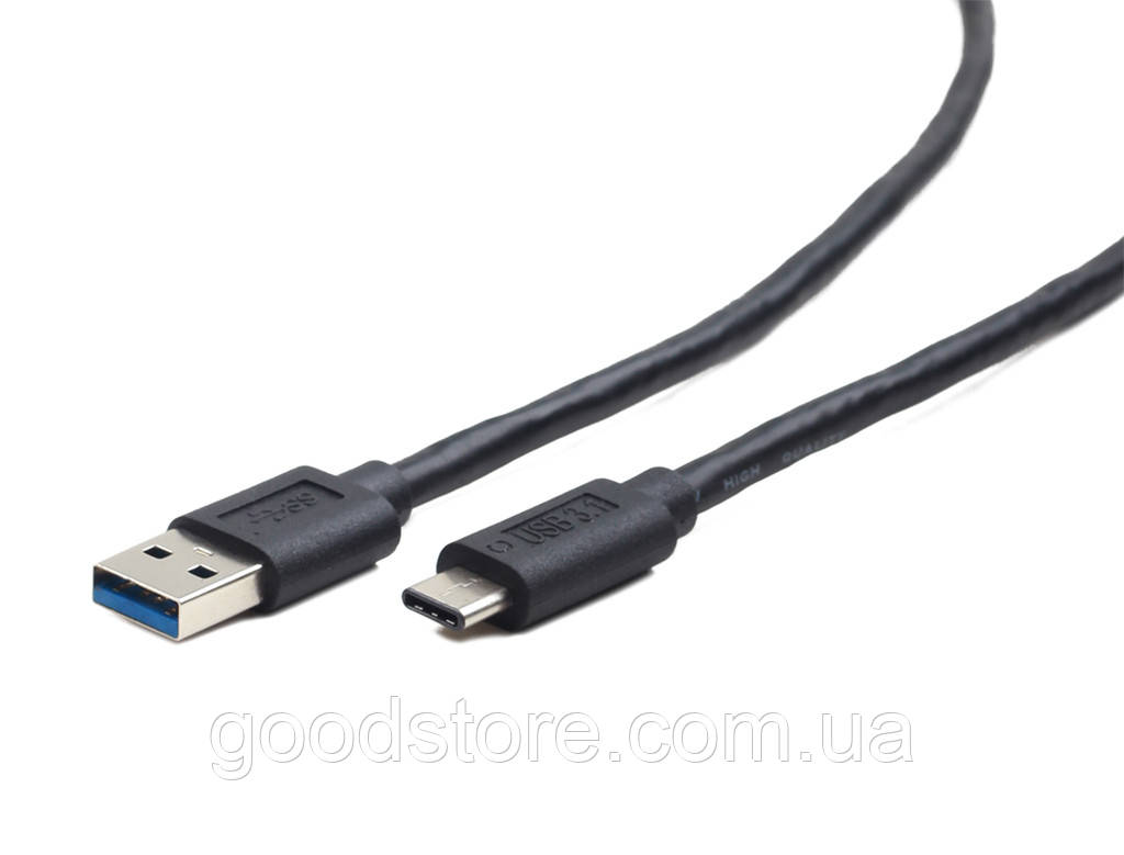 Дата кабель USB 3.0 AM to USB-C 1.5m 5Gbps Kingda (KDUSBC3002-1.5M) - оригінал, фото 1